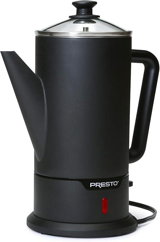 Presto 02815 Cordless 12-Cup Coffee Percolator - Stainless Steel, Mode