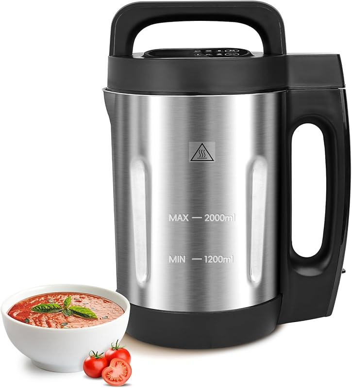 2L Soup Maker with 6 Preset Programs for Purées, Baby Foods, Smoothies
