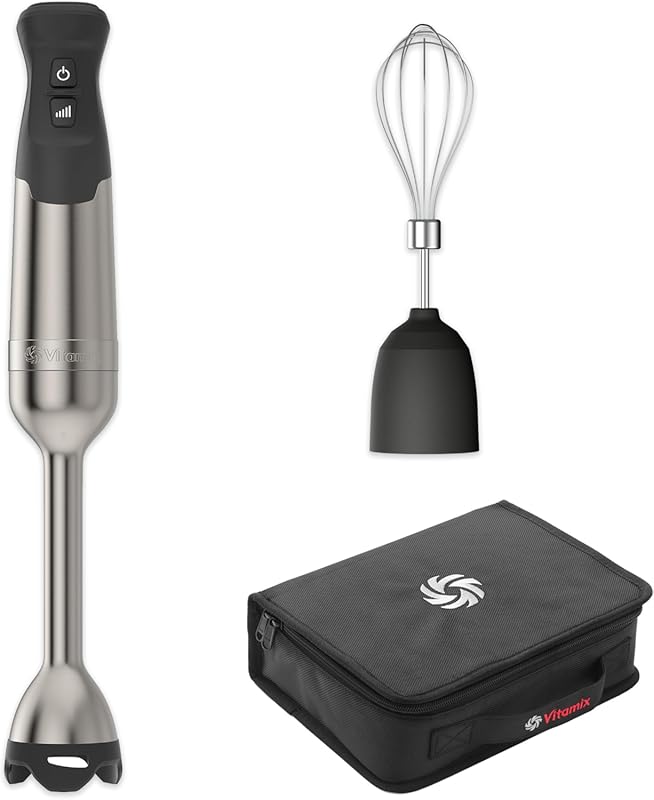 Vitamix 5-Speed Immersion Blender Bundle with Whisk, Storage Case, Pro