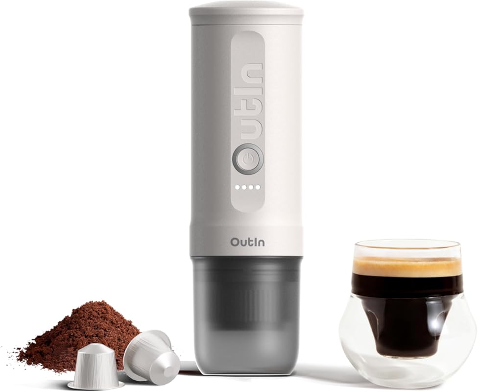 OutIn Nano Self-Heating Espresso USB-C for Travel Camping Car RV Hikin