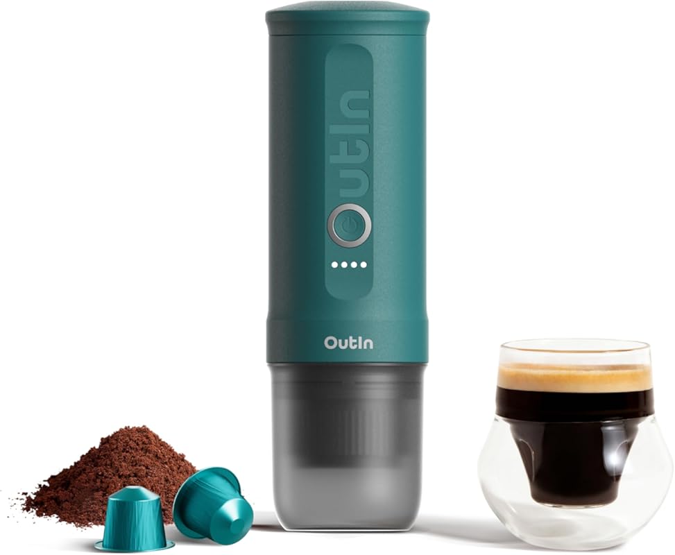 OutIn Nano Self-Heating Espresso USB-C for Travel Camping Car RV Hikin