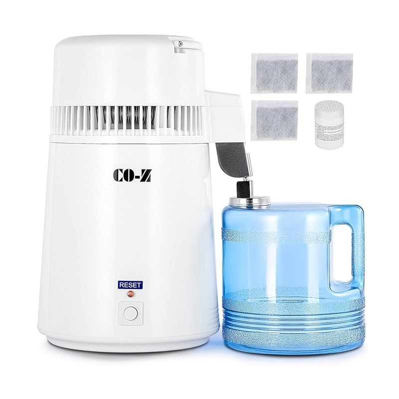 CO-Z 1.1 Gallon 750W Countertop Water Distiller and Purifier for Home