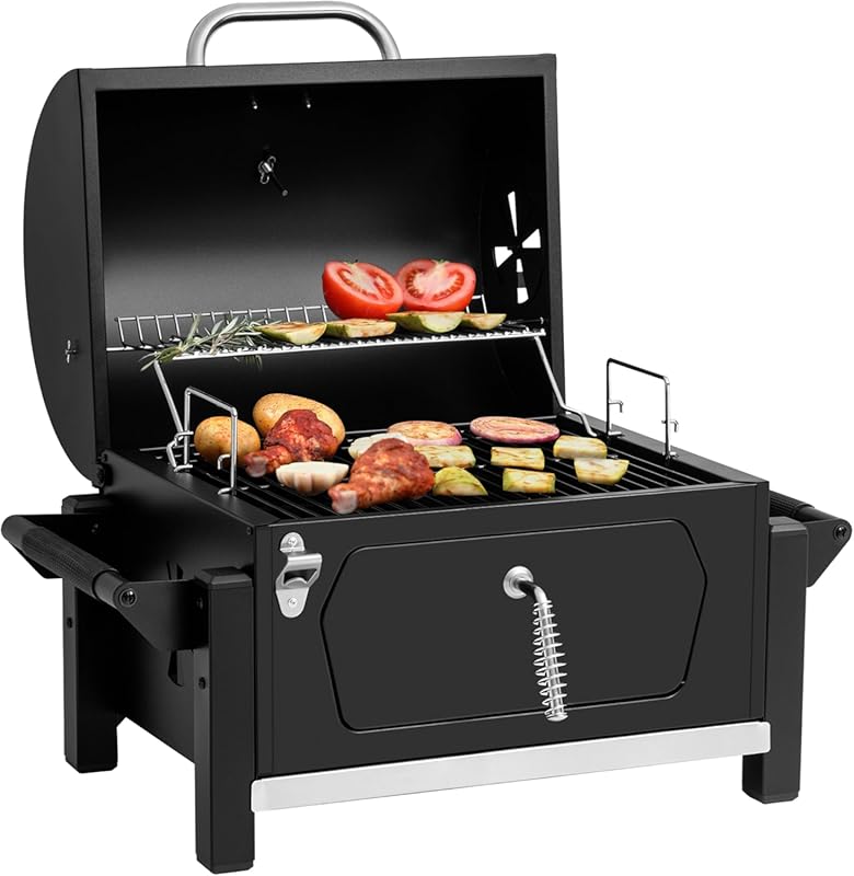 Royal Gourmet CD1519 Portable Charcoal Grill with 303 Sq. In Cooking A