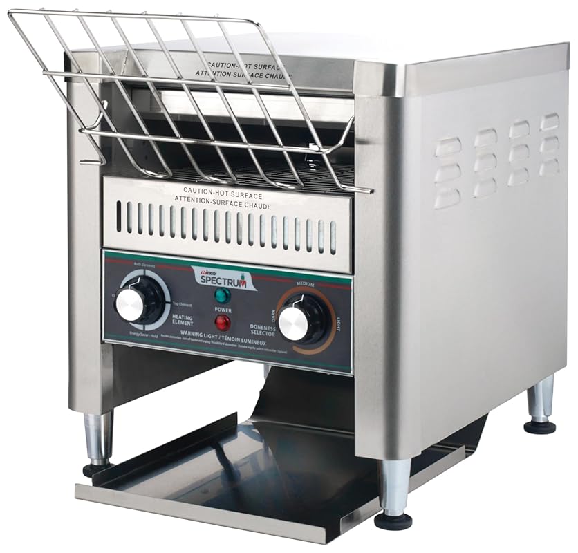 Winco ECT-300 Commercial Conveyor Toaster – 300 Slices/Hour Heavy Duty