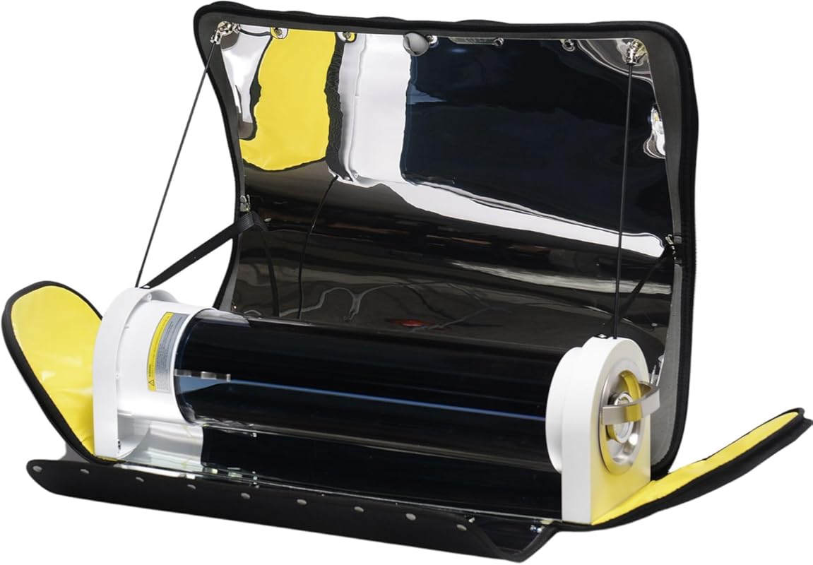 Solar Stove 5L Solar Cooker with Thermometer: Easy Outdoor Oven for Ca