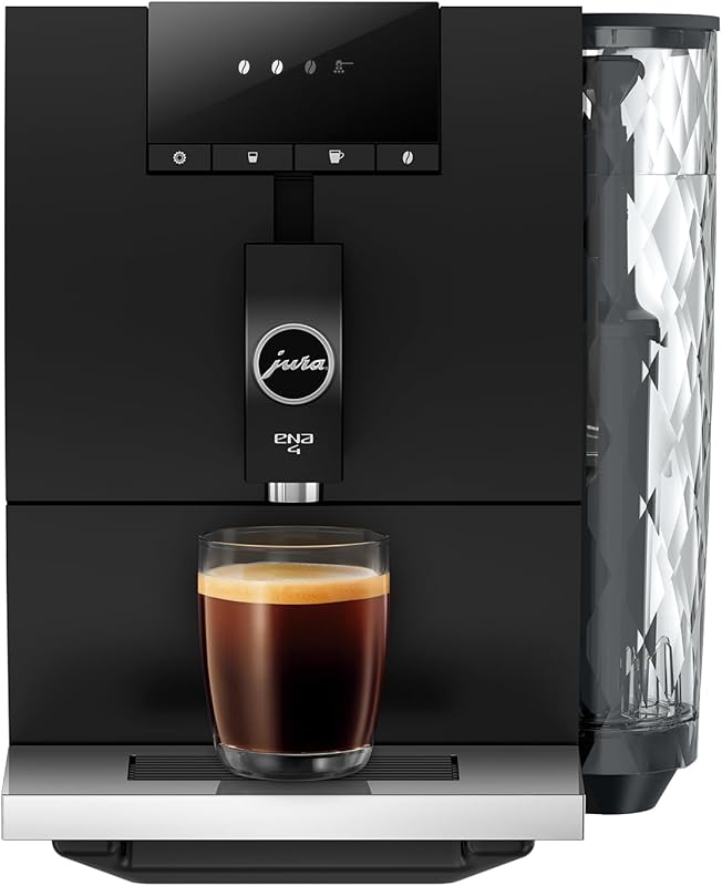 Jura ENA 4 Full Metropolitan Black Automatic Coffee Machine: One-touch