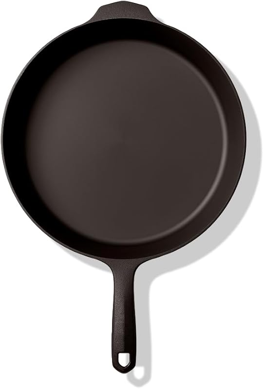 Field Company 11.63-Inch Cast Iron Skillet: Pre-Seasoned, Lighter, Smooth; Made in USA for Searing, Baking, Everyday Cooking, Serves 4+.