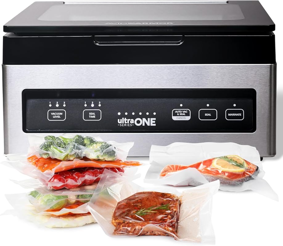 Avid Armor USV1 Ultra SeriesONE Chamber Vacuum Sealer with 10-Inch Bar