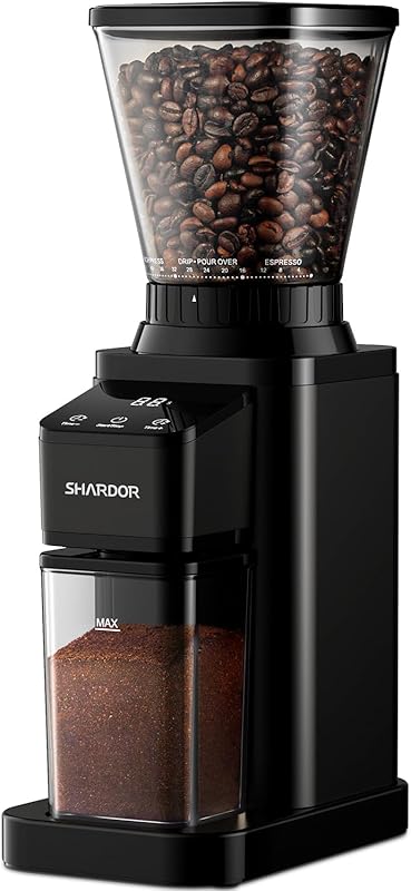 SHARDOR Professional Conical Burr Coffee Grinder with 48 Grind Setting