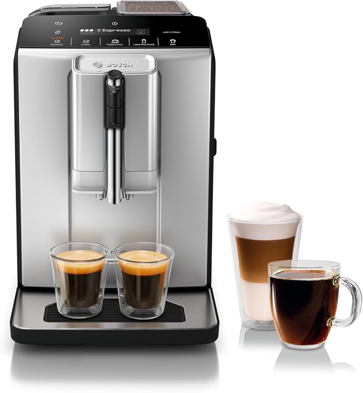 Bosch TIU20307 Fully Automatic Coffee Machine: One-Touch Drinks, Baris