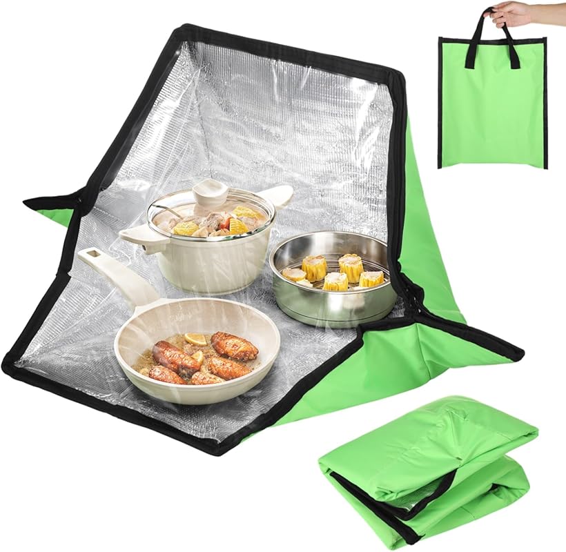 Portable Foldable Solar Oven: Lightweight with Storage Bag – Ideal for