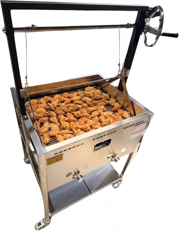12-Gallon Multi-Purpose Deep Fryer and Cajun Crawfish Boiler Cart with