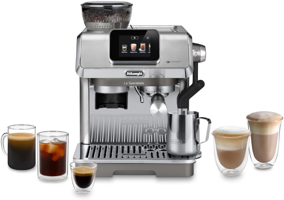 De'Longhi La Specialista Touch Espresso Machine with Grinder, Milk Fro