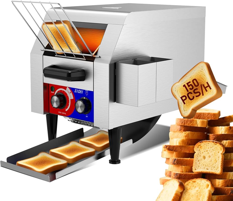 Commercial Conveyor Toaster – 150 Slices/Hour, 7.2