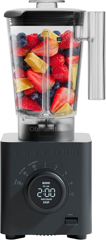Chefman Obliterator Countertop Blender with 1380W Motor, 48 oz Jar, St