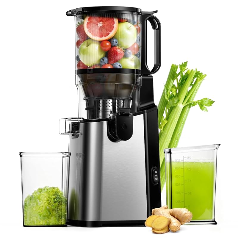 EUHOMY 400W Cold Press Juicer 5.8
