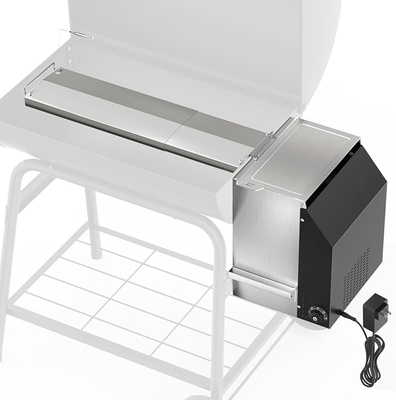 Gravity Smoker Side Firebox Retrofit Kit for Barrel Grills, Converts t