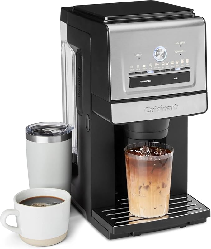 Cuisinart Grind & Brew Single Cup Coffee Maker: Built-in Burr Mill, Ad