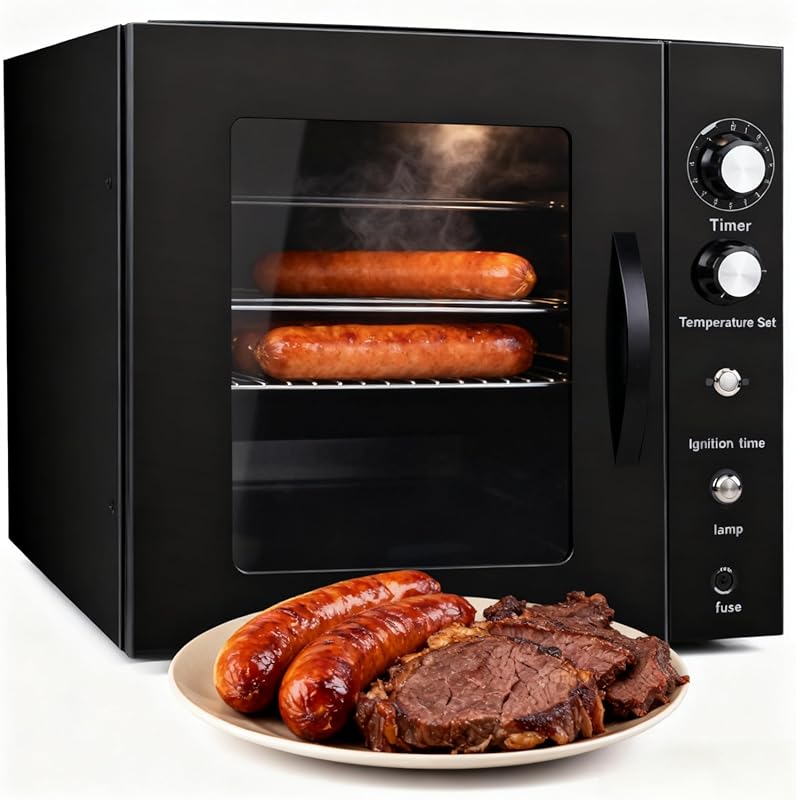 CLIVIA Indoor Pellet Smoker, Electric Vertical Smart Smoker, Counterto