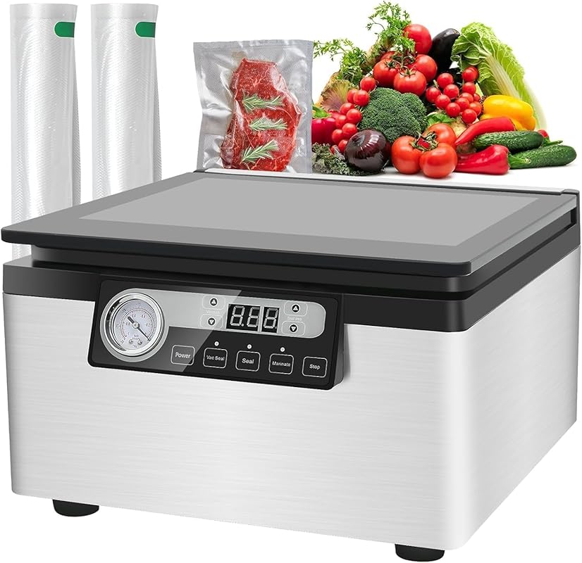 Finderomend 12-Inch Chamber Vacuum Sealer for Commercial Use, Handles