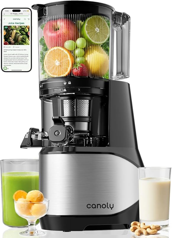 Canoly C09 Cold Press Juicer with 6