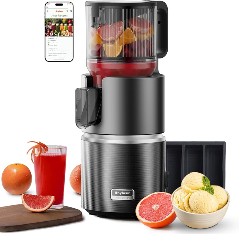 Anybear Cold Press Juicer with 4.9