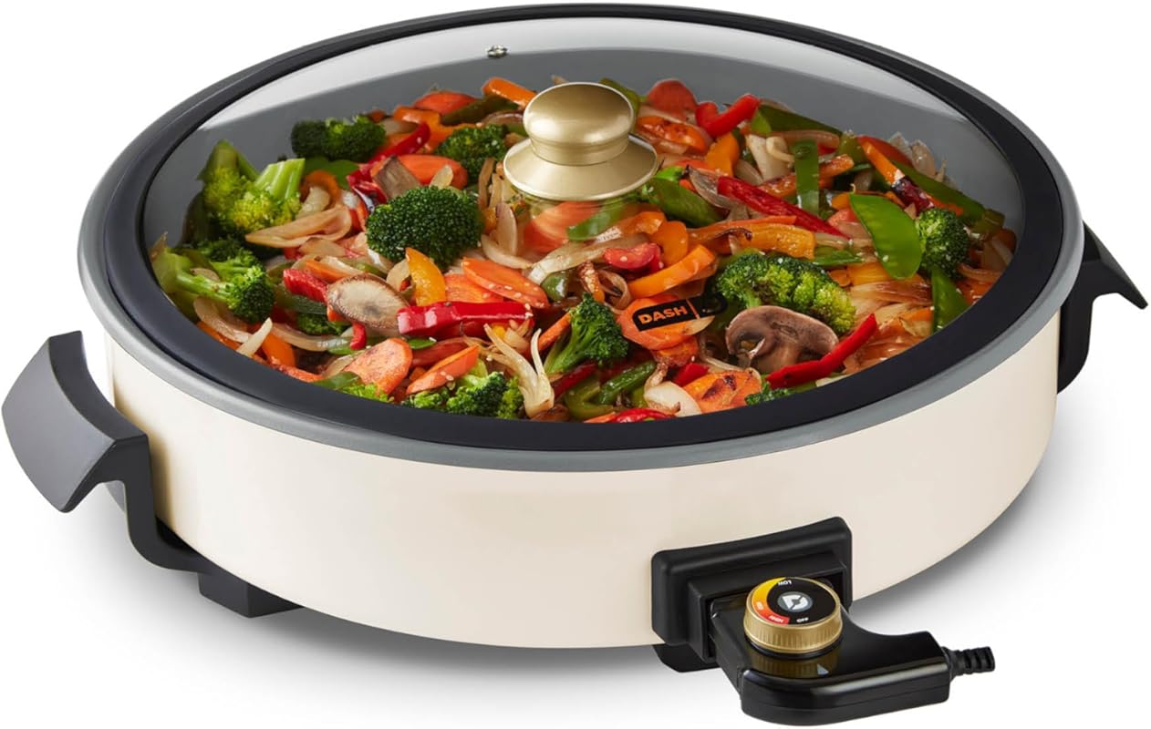 Dash Family Size 14-inch Electric Skillet for Multi-Purpose Cooking, C