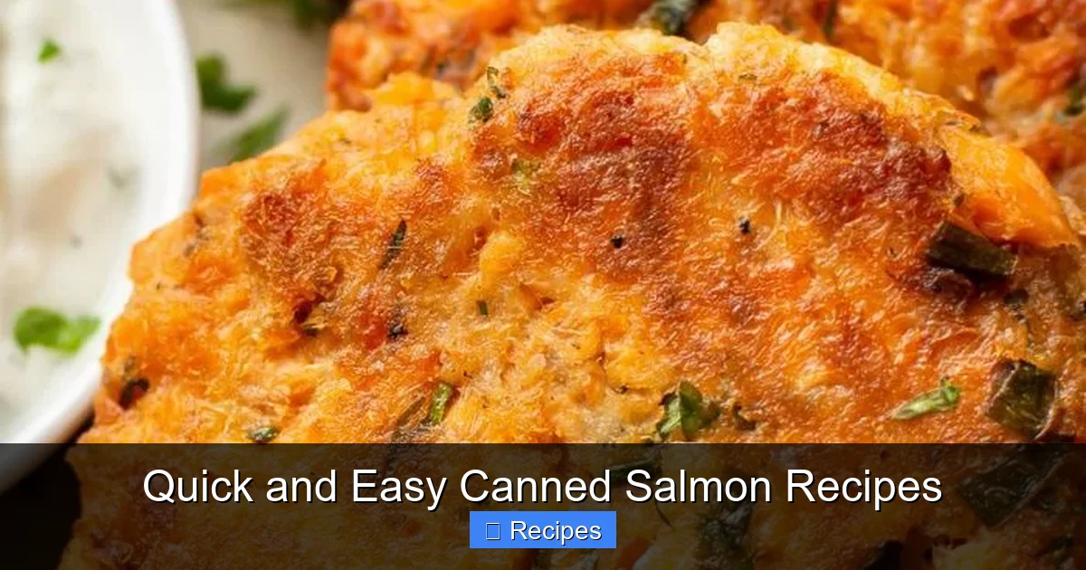 Quick and Easy Canned Salmon Recipes