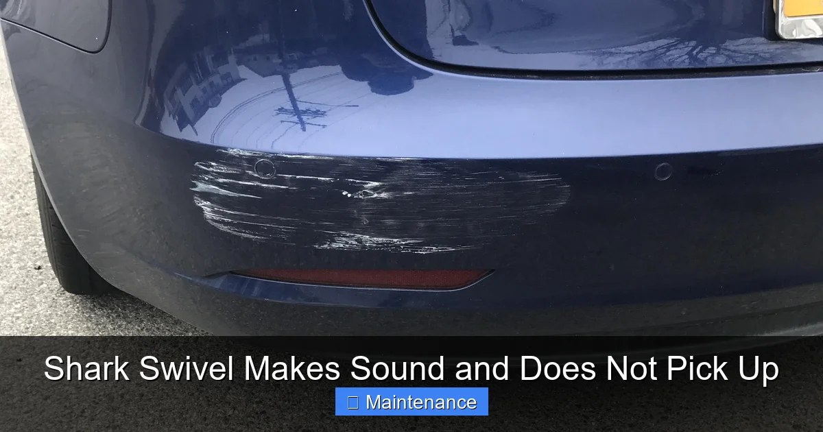 Shark Swivel Makes Sound and Does Not Pick Up