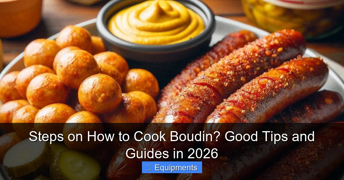 Steps on How to Cook Boudin? Good Tips and Guides in 2026