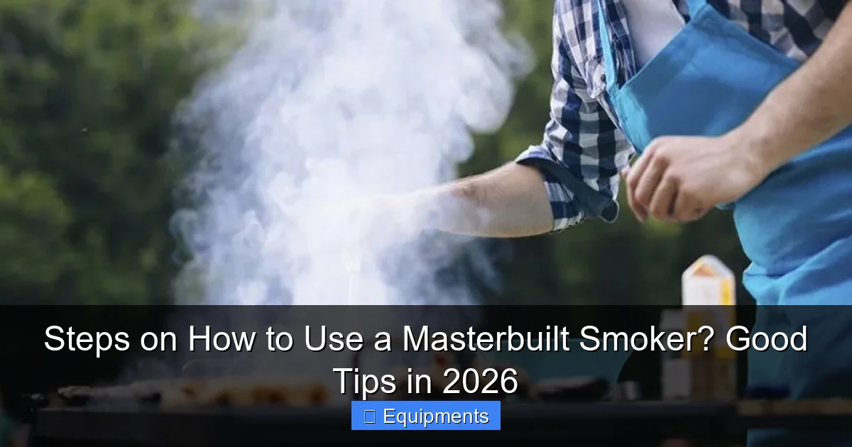 Steps on How to Use a Masterbuilt Smoker? Good Tips in 2026