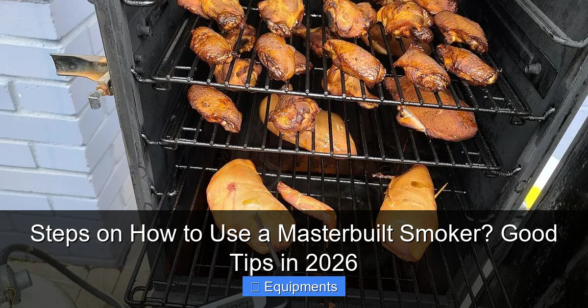 Steps on How to Use a Masterbuilt Smoker? Good Tips in 2026