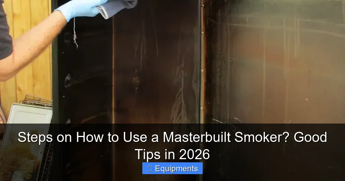Steps on How to Use a Masterbuilt Smoker? Good Tips in 2026