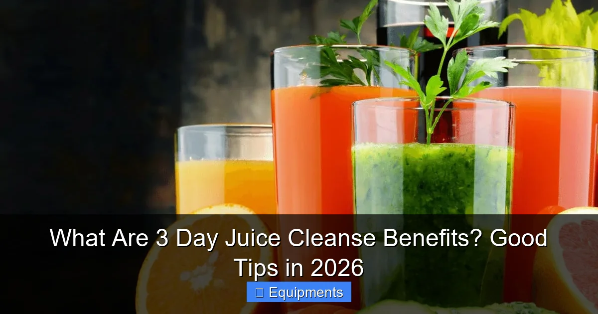 What Are 3 Day Juice Cleanse Benefits? Good Tips in 2026