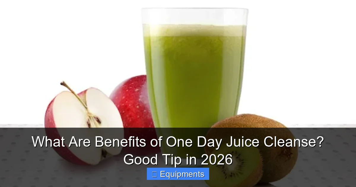 What Are Benefits of One Day Juice Cleanse? Good Tip in 2026