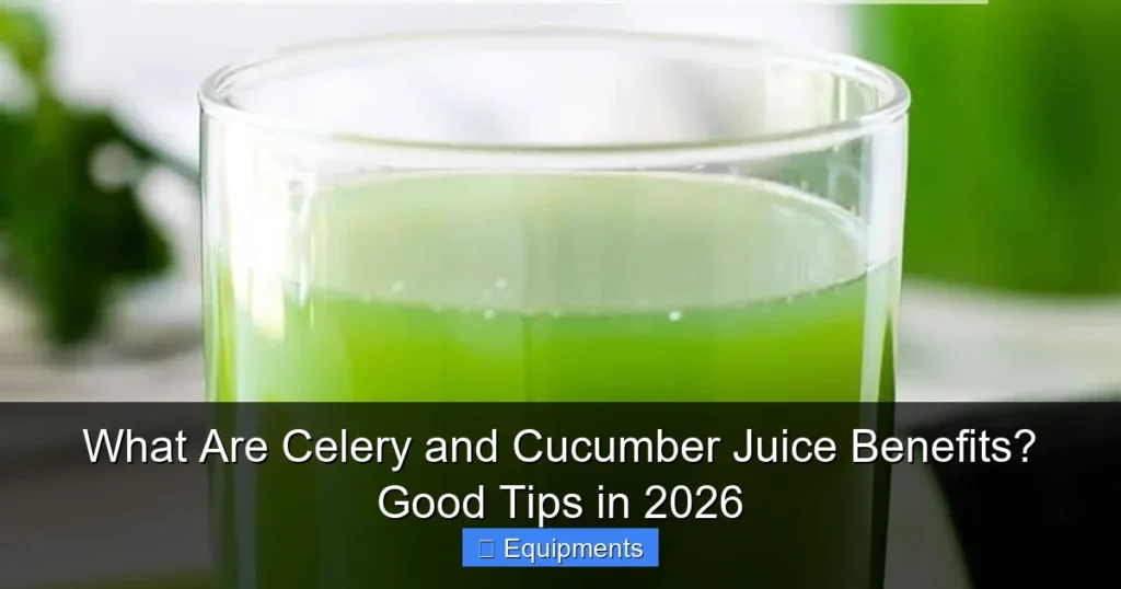 What Are Celery and Cucumber Juice Benefits? Good Tips in 2026