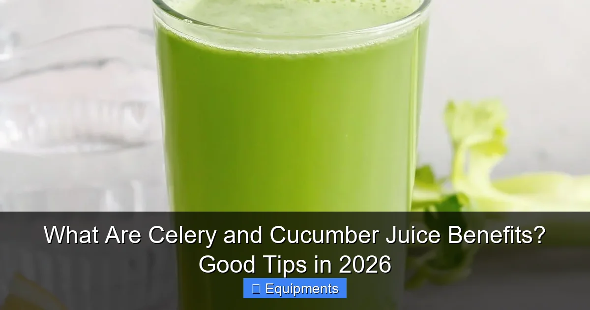 What Are Celery and Cucumber Juice Benefits? Good Tips in 2026