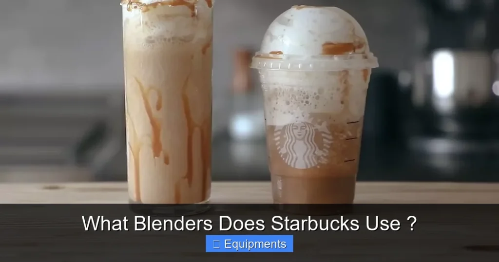 What Blenders Does Starbucks Use ?