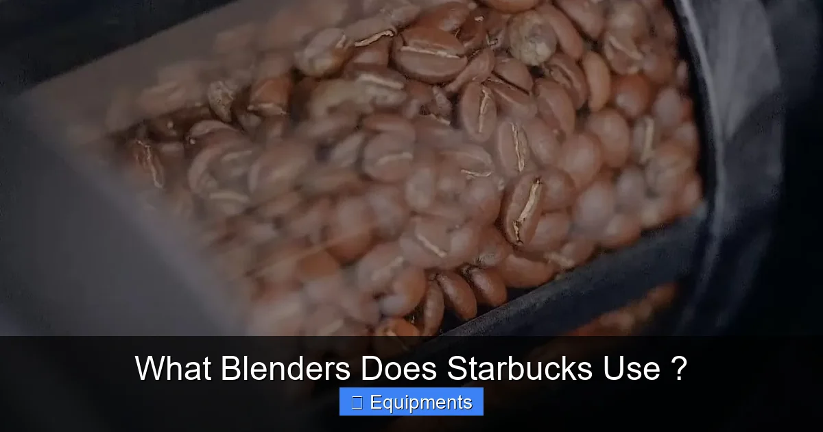 What Blenders Does Starbucks Use ?