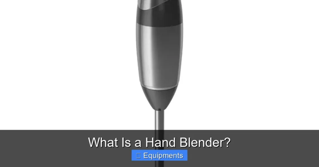 What Is a Hand Blender?