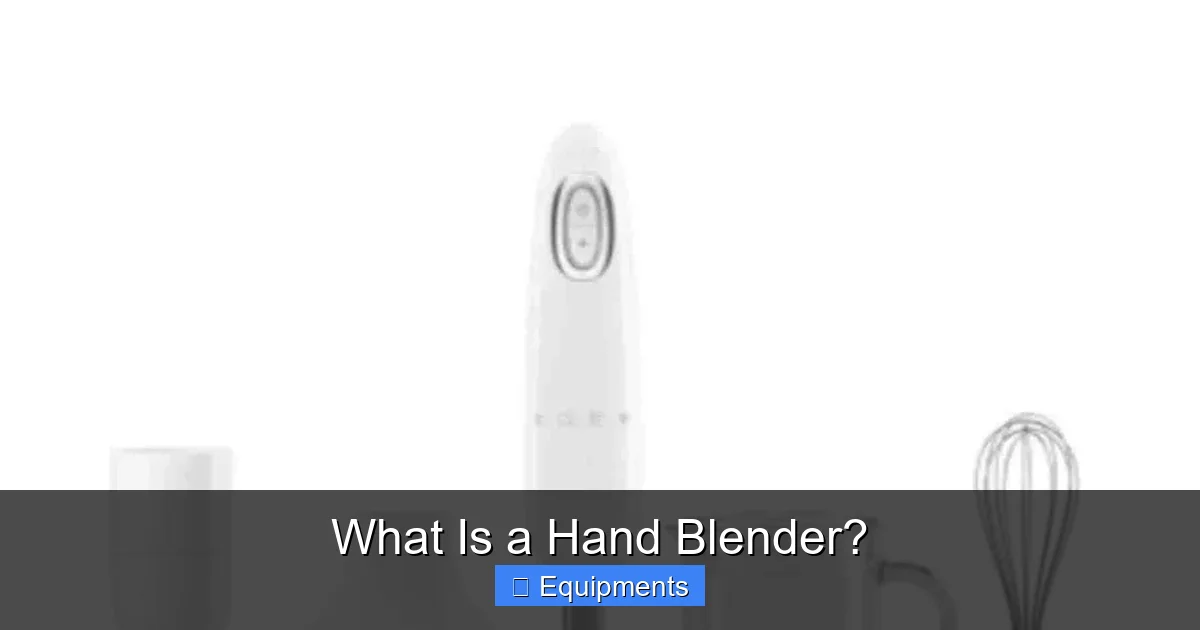 What Is a Hand Blender?