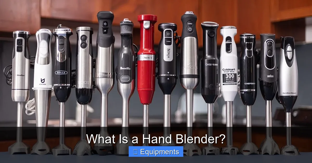 What Is a Hand Blender?
