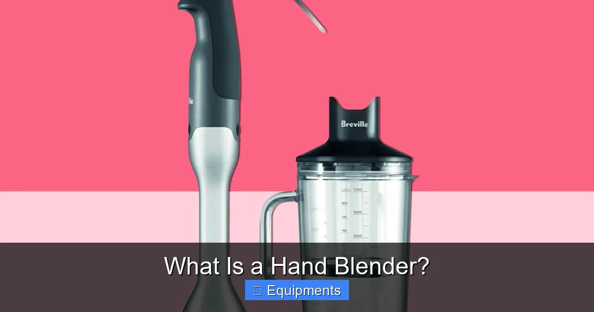 What Is a Hand Blender?