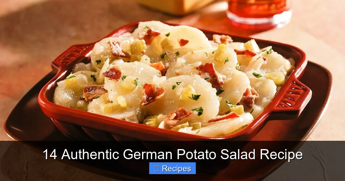 14 Authentic German Potato Salad Recipe