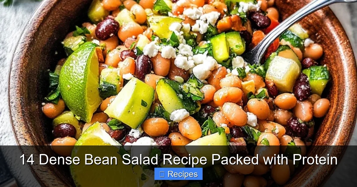 14 Dense Bean Salad Recipe Packed with Protein