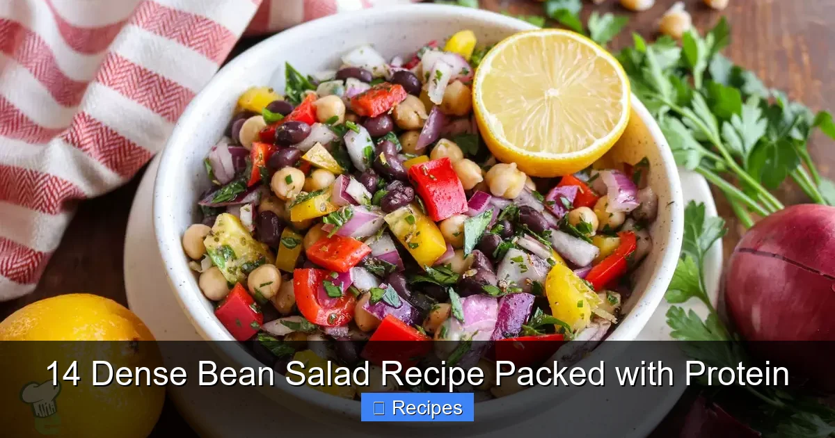 14 Dense Bean Salad Recipe Packed with Protein