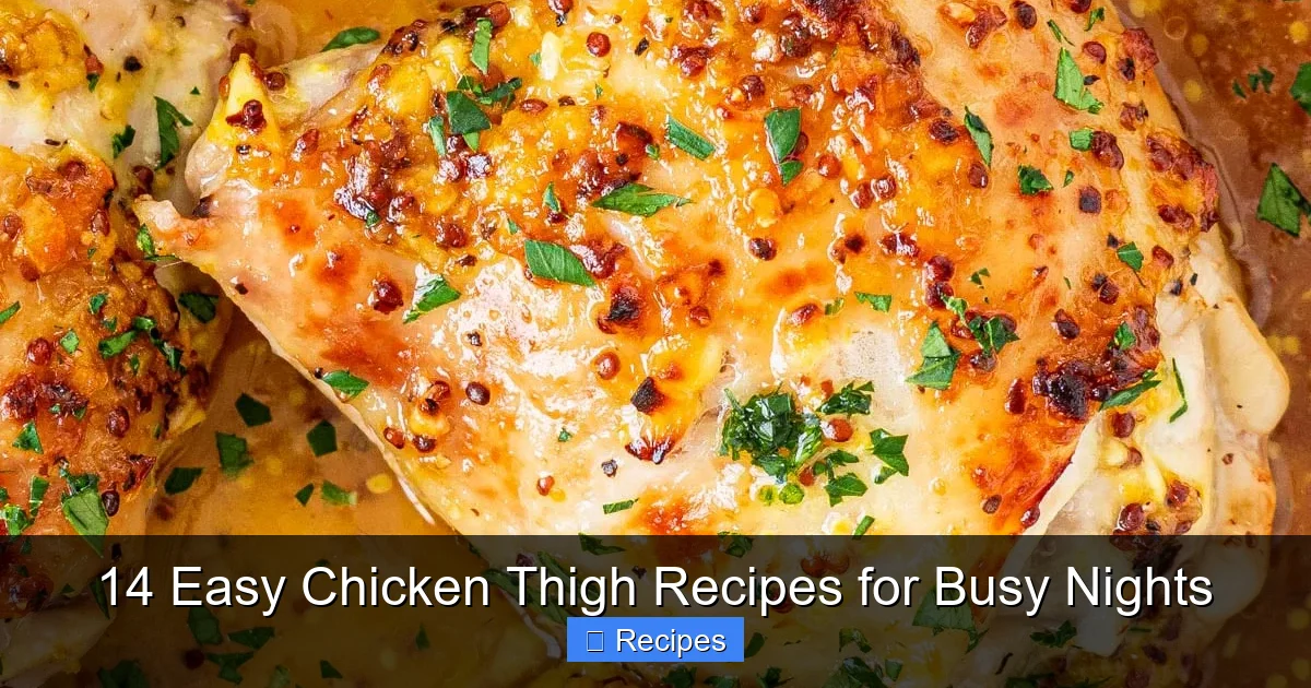 14 Easy Chicken Thigh Recipes for Busy Nights