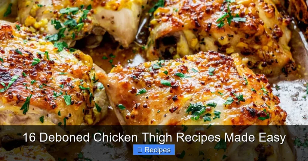 16 Deboned Chicken Thigh Recipes Made Easy