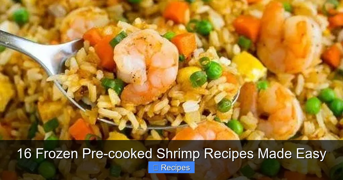 16 Frozen Pre-cooked Shrimp Recipes Made Easy