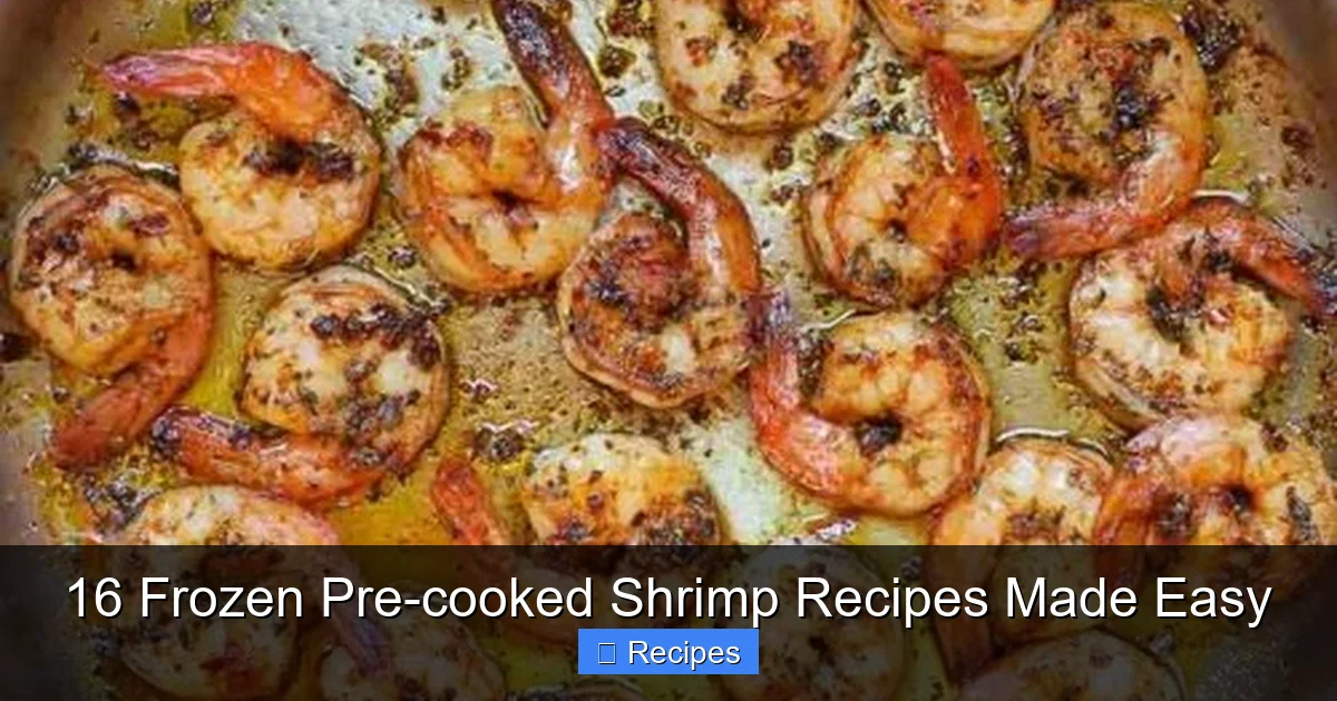 16 Frozen Pre-cooked Shrimp Recipes Made Easy